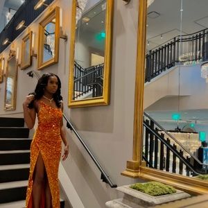 Algist prom dress orange